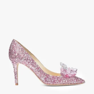 Alia Pumps aus Wildleder und mit Kristallen besetzter spitzer Zehenpartie