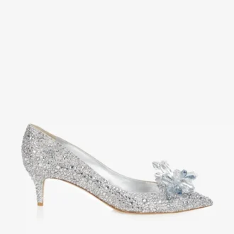 Allure Pumps mit spitzer Zehenpartie und Kristallbesatz