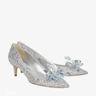 Allure Pumps mit spitzer Zehenpartie und Kristallbesatz