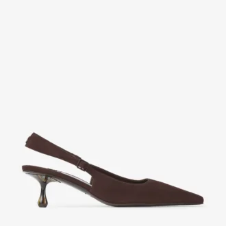 Amel 50 Pumps aus schokoladenbraunem Wildleder