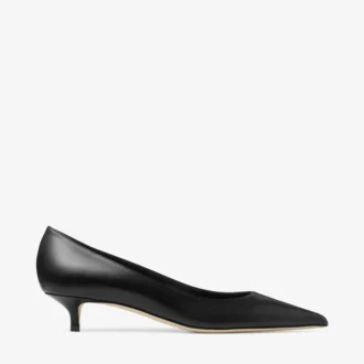 Amelia 35 Pumps aus schwarzem Kalbsleder