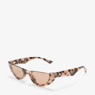 Beth Pink Havana Cat-Eye-Sonnenbrille