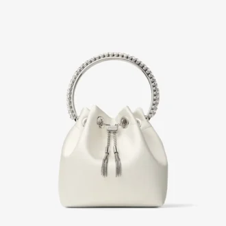 bon bon tasche aus elfenbeinfarbenem satin mit kristallgriff 1 330x330 - Bon Bon Tasche aus elfenbeinfarbenem Satin mit Kristallgriff