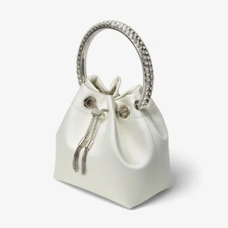 bon bon tasche aus elfenbeinfarbenem satin mit kristallgriff 2 330x330 - Bon Bon Tasche aus elfenbeinfarbenem Satin mit Kristallgriff