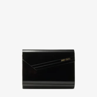 Candy Schwarze Acryl-Clutch-Tasche