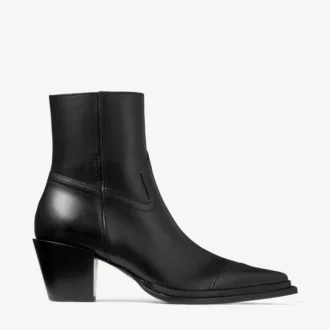 Cece Stiefeletten 60 Schwarze Stiefeletten aus weichem Vachetta-Leder