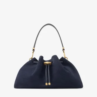 Cinch Medium Marine Suede Schultertasche