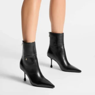 Cycas Stiefeletten 80 Schwarze Stiefeletten aus Nappaleder