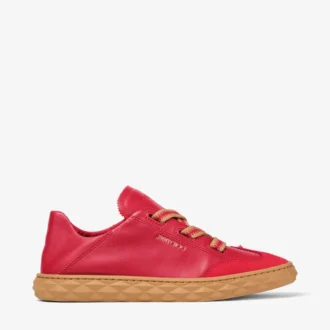 Diamond Light Flex F Rubinrote Ledersneaker