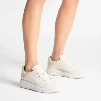 Diamond Maxi F II Latte Nappaleder-Sneaker