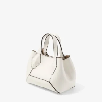 Diamond Tote Mini Latte Mini-Tasche aus Leder