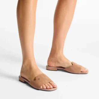 Dina Flat Toffee Wildleder-Ballerinas