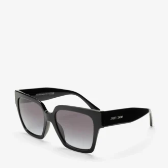Eli Schwarze quadratische Sonnenbrille