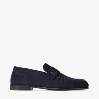 Ellis Loafer F Loafer aus marineblauem Wildleder