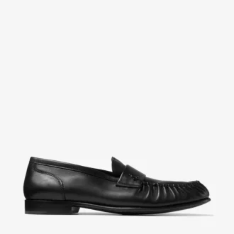Ellis Loafer F Schwarze Loafer aus weichem Leder