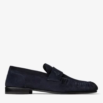 Ellis Loafer M Loafer aus samtigem Wildleder in Mitternachtsblau