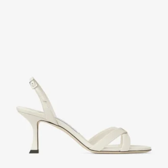 Elsy 70 Latte Nappaleder-Crossover-Slingback