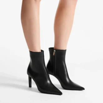 Frankie Stiefeletten 85 Schwarze Stiefeletten aus Kalbsleder