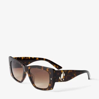 Gabi Havanna und Gradient Brown Acetat-Schmetterlingssonnenbrille