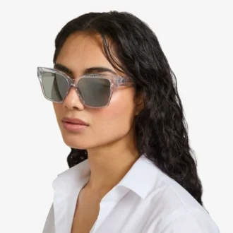 Giava Kristallglitzer-Sonnenbrille mit quadratischem Rahmen