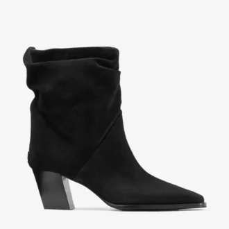 Hart Stiefeletten 60 Stiefeletten aus schwarzem Samtwildleder