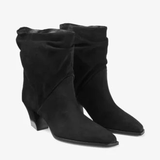 Hart Stiefeletten 60 Stiefeletten aus schwarzem Samtwildleder