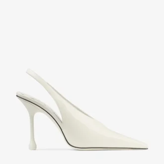 Isa 95 Pumps aus Lackleder in Latte