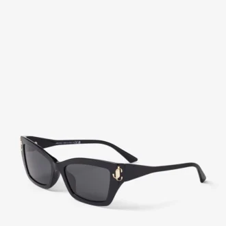 Isla Schwarze Cat-Eye-Sonnenbrille
