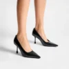 Ixia 80 Pumps aus schwarzem Nappaleder