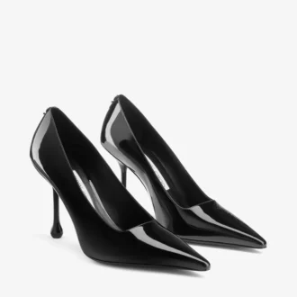 Ixia 95 Pumps aus schwarzem Lackleder