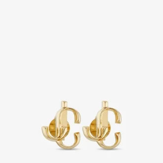 Jc Mini-Ohrstecker aus goldfarbenem Metall Jc Mini-Ohrstecker