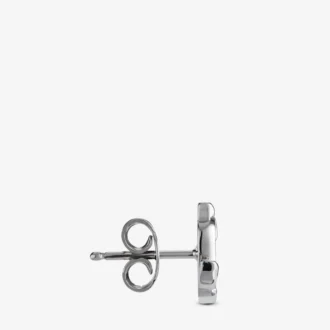 Jc Mini-Ohrstecker aus silberfarbenem Metall Jc Mini-Ohrstecker