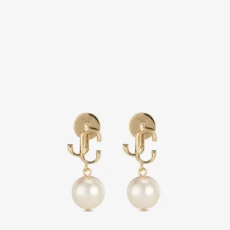 Jc Pearl Ohrringe aus goldfarbenem Metall Jc Pearl Ohrstecker