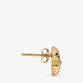 Jc Star Studs Jc Star-Ohrstecker aus goldfarbenem Metall mit Swarovski-Kristallen