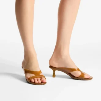 Jelly Drop 50 Sandalen aus bernsteinfarbenem Jelly