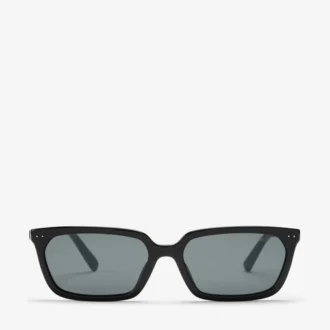 Josi Schwarze rechteckige Sonnenbrille