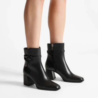 Lawton Stiefelette 65 Stiefelette aus schwarzem Kalbsleder
