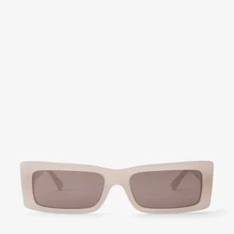 Lennon Opal Taupe Rechteckige Sonnenbrille