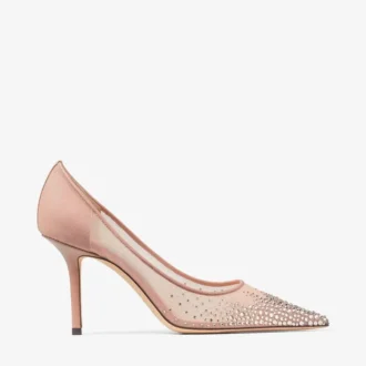 Love 85 Pumps in Ballettrosa mit spitzer Zehenpartie und DéGradé-Kristallen