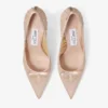 Love Mesh 85 Macaron Satin Pumps mit gerafftem Tüll