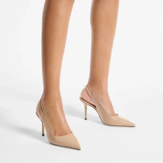 Love Sling Back 85 Chai Slingbacks aus Kalbsleder
