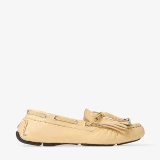 Manon F Loafer aus Leder mit Corn-Elaphe-Print
