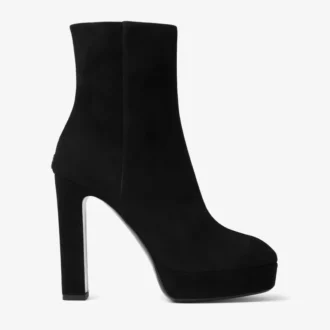 Marene Stiefeletten 120 Schwarze Wildleder-Stiefeletten
