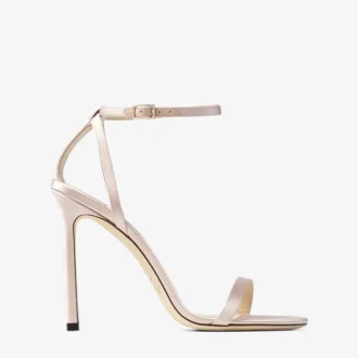 Minny 110 Rosa Satin-Sandale