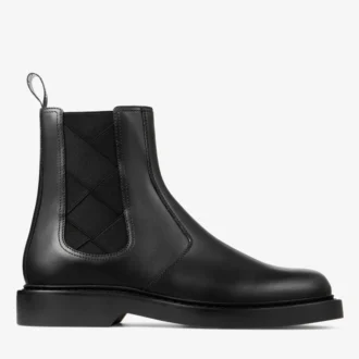 Reggie Chelsea-Stiefel Schwarze Stiefeletten aus Box-Kalbsleder