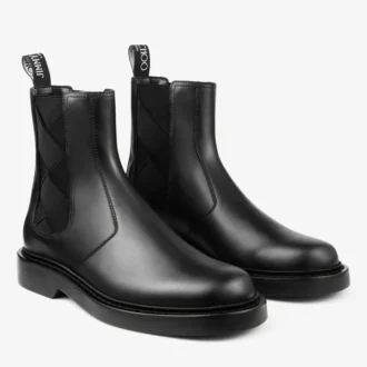 Reggie Chelsea-Stiefel Schwarze Stiefeletten aus Box-Kalbsleder