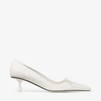 Scarlett 50 Pumps aus Latte-Nappaleder