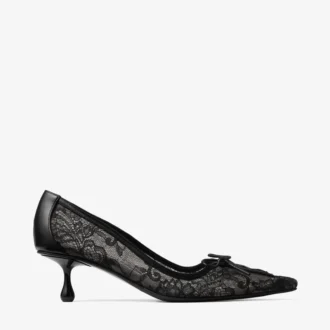Scarlett 50 Schwarze Jimmy Choo Pumps mit Schnürung