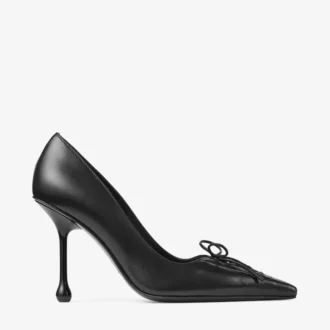 Scarlett 95 Pumps aus schwarzem Nappaleder