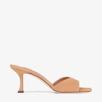 Skye 70 Sandalen aus Toffee-Wildleder
